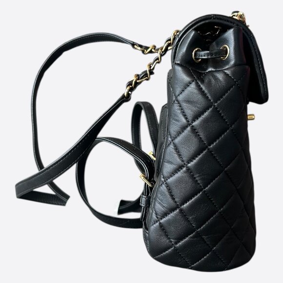Chanel Black Lambskin Quilted Mini Urban Spirit Backpack - Picture 2 of 7